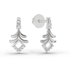 0.10 CtRound Shape Earrings | 14K Yellow Gold  FG VS Quality Diamonds