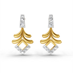 0.10 CtRound Shape Earrings | 14K Yellow Gold  FG VS Quality Diamonds