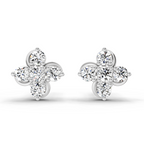 0.35 Ct  Round Shape Diamond Stud Earrings | 14K Yellow Gold