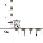 2.64 Ct Cushion Shape 4 Prong Solitaire Diamond Stud Earrings | 14K Rose Gold
