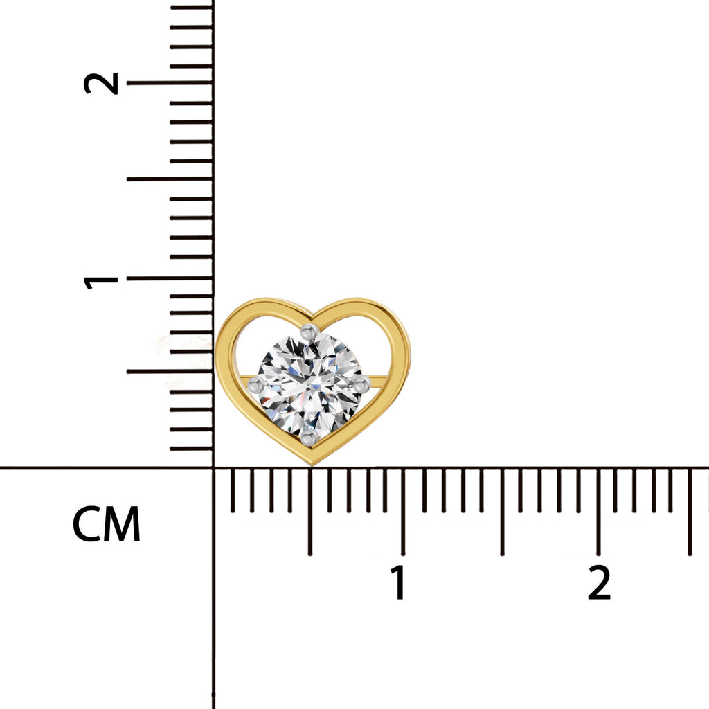 0.90 Ct Pear Shape 4 Prong Solitaire Diamond Stud Earrings | 14K Rose Gold