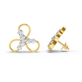1.15 Ct Stud Earrings | 14K Yellow Gold
