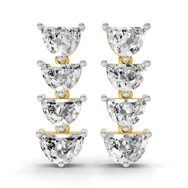 Sparkles Moonlit Curve Diamond Earring