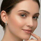 Sparkles Twin Baguette Cascade Diamond Earring