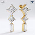 Arias by Lara Dutta Princesscut Diamond Linear Earring