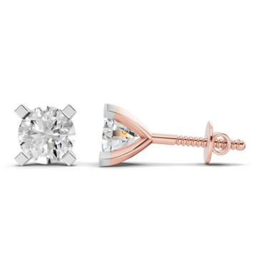 0.19 Carat Timeless Brilliance Studs Earrings | 14K Rose Gold