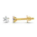 0.09 Carat Nova Gleam Diamond Earrings for Women | 14K Yellow Gold