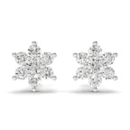 0.22 Carat Eternal Flower Studs Earrings | 14K Rose Gold