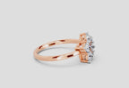 1.13 Ct Floral Ring |  14K Rose Gold