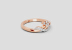 0.11 Ct Round Cluster  | 14K Rose Gold