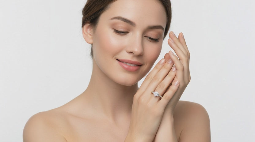 0.33 Ct Flower | 14K Yellow Gold