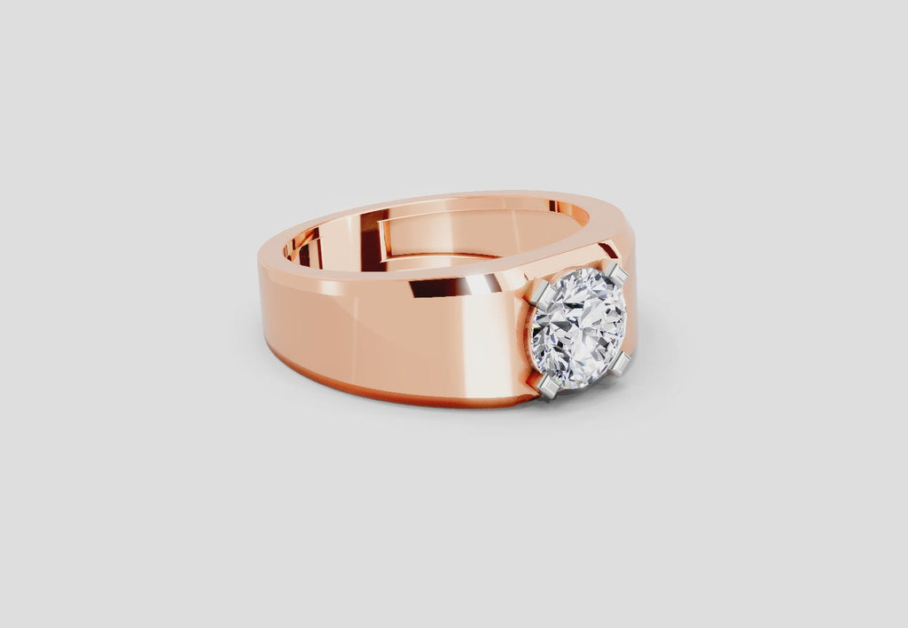 1 Carat Engagement Ring | 14K Rose Gold