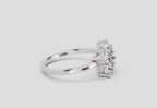 1.13 Ct Floral Ring |  14K White Gold