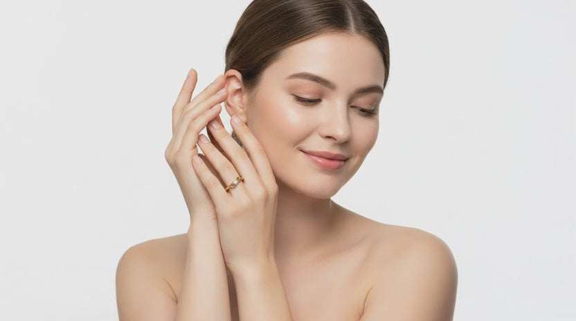 0.08 Carat Round Shape Diamond Ring | 14K Yellow Gold