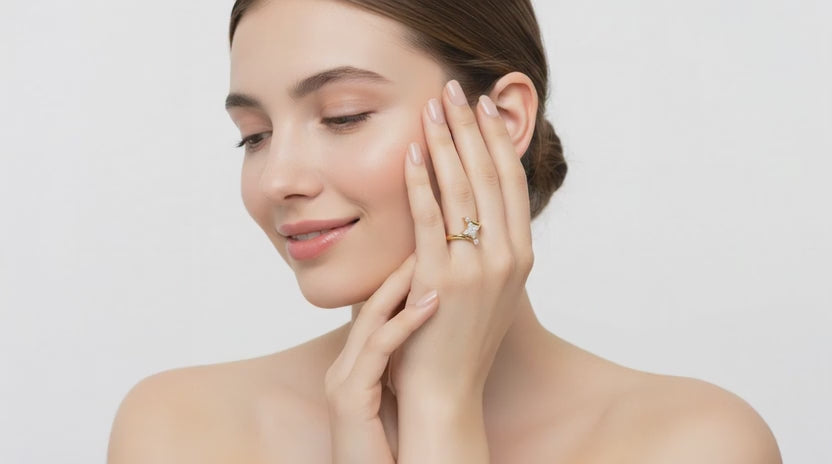 0.098 Ct Cluster | 14K Yellow Gold