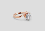 1.25 Carat Solara Crown Promise Engagement Ring | 14K Rose Gold