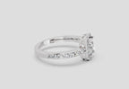 1.23 Ct Square Ring |  14K White Gold
