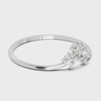 0.18 Carat Trinity Diamond Engagement Ring | 14K White Gold