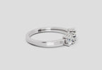 3 Stone 0.75 Ct  Round Shape Diamond | 14K White Gold
