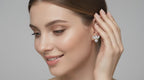 0.43 Ct Round Stud Earrings |  14K Yellow Gold