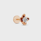 Solitaire Nosepin 0.13 Ct | 14Kt White Gold