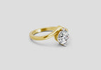 1.25 Carat Solara Crown Promise Engagement Ring | 14K Yellow Gold