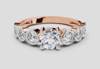 1.13 Ct Round 14K Rose Gold
