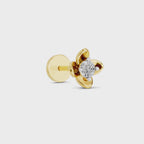 Solitaire Nosepin 0.13 Ct | 14Kt White Gold