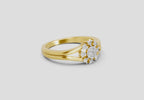 0.17 Ct Round Solitaire Ring  14K Yellow Gold
