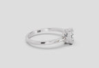 Bezel Solitaire Lab Grown Diamonds 0.15 Ct 14Kt White Gold