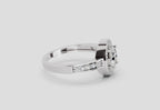 1.1 Ct Oval Ring |  14K White Gold