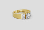 1.42 Ct Round Shape Dimaond Ring | 14K Yellow Gold