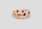 1 Ct Round Solitaire Diamond Ring | 14K Rose Gold