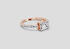 1.18 Ct Emerald Ring | 14K Rose Gold