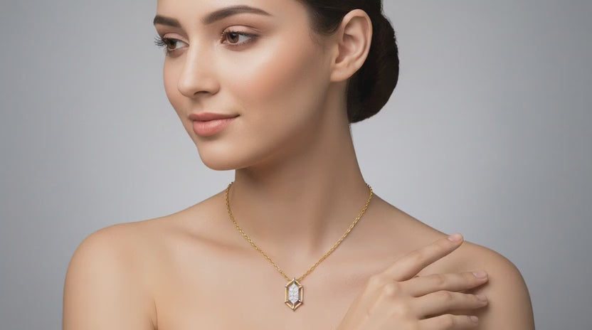 0.29 Carat Round Shape Pendant | 14K Yellow Gold