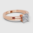 0.75 Carat Solitaire Diamond Engagement Ring | 14K Rose Gold