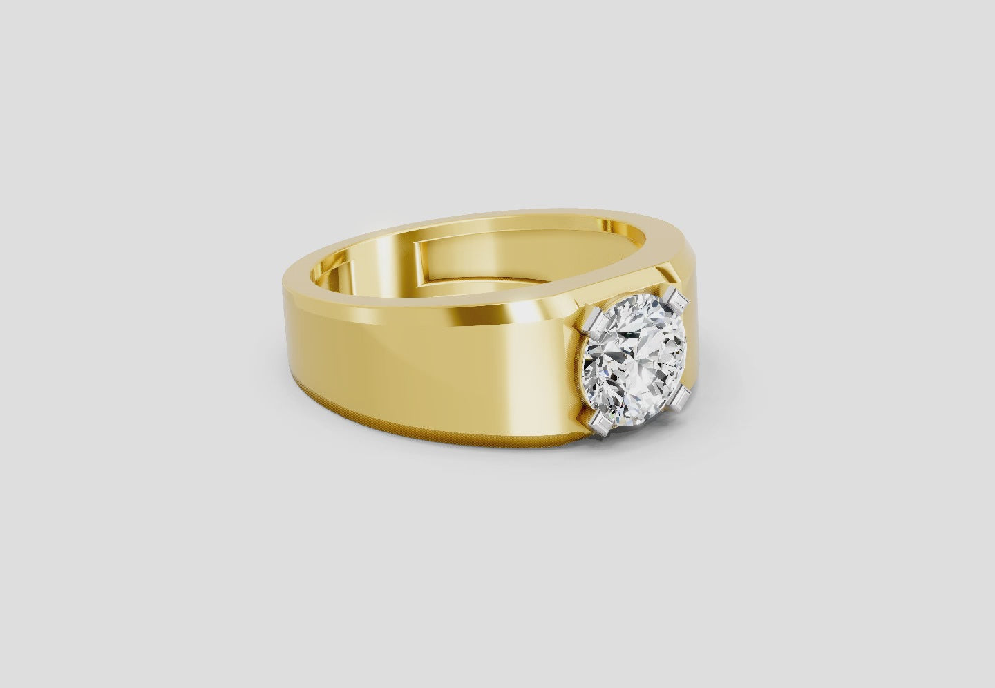 1 Carat Engagement Ring | 14K Yellow Gold