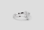 0.098 Ct Cluster Ring | 14K White Gold