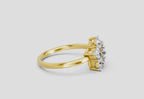 1.13 Ct Floral Ring |  14K Yellow Gold