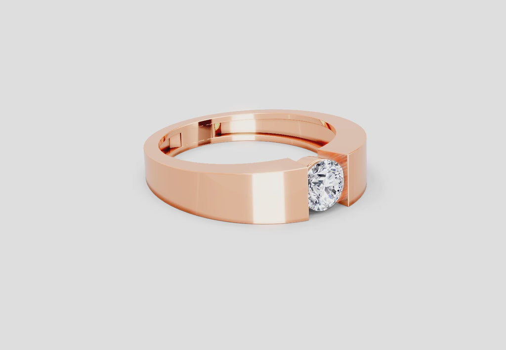 0.5 Carat Engagement Ring | 14K Rose Gold