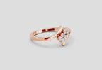 0.07 Carat Lumora Promise Engagement Ring | 14K Rose Gold